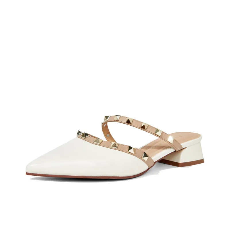 PT'SON Rubber Sole Quiet Closed Toe Slippers Women's-1