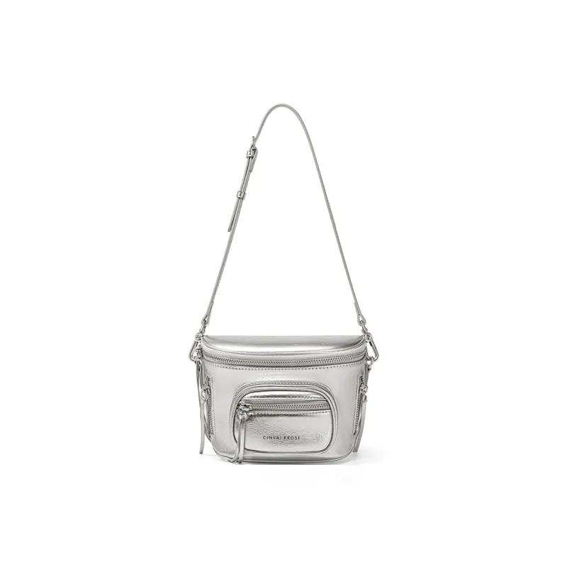 CinvaiKrose Synthetic Leather Shoulder Bag, Crossbody Bag, Small Fanny Pack Regular Women's Multicolor-9