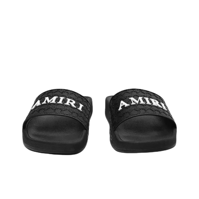 AMIRI Quiet Slide Slippers Women's Black-4