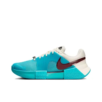 Nike GP Challenge 1 Anti Slip Wear Resistant Low Top Tennis Shoes Women's Blue White