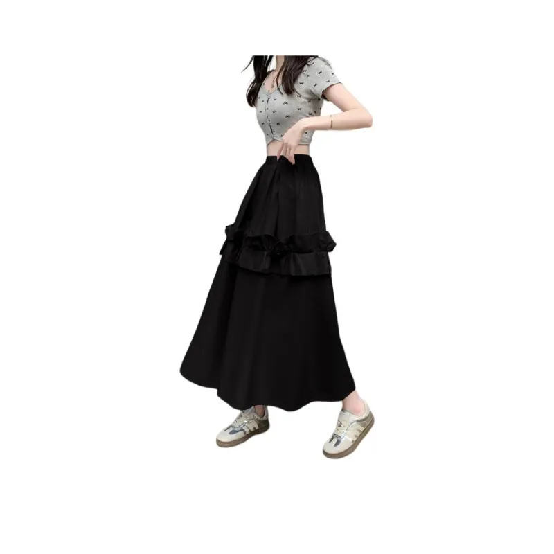 GOSO Casual Long Skirts Women's-0
