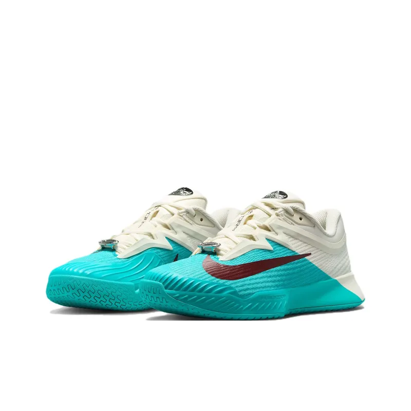 Nike Vapor Pro 3 Anti Slip Wear Resistant Low Top Tennis Shoes Women's Blue White-2