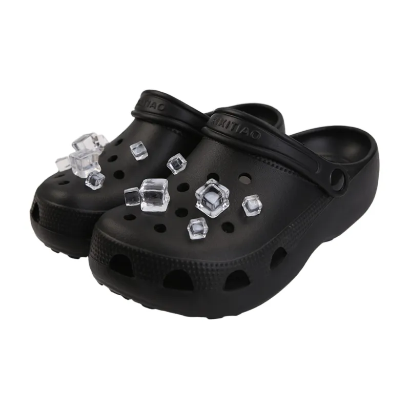 Thin Strips Sandal Slippers Unisex, Black-0