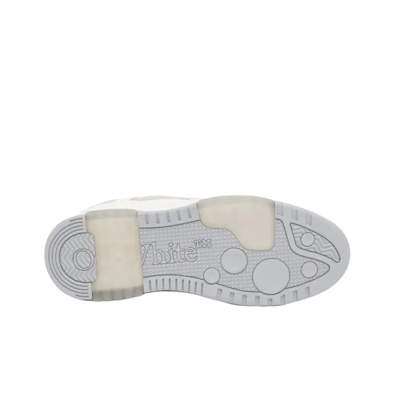 OFF WHITE Out Of Office Low Top Skateboard Shoes Men's White Gray-2