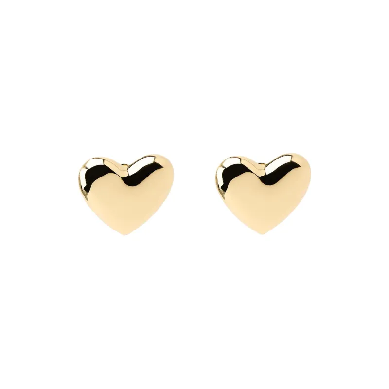 ZARA Metal Clip On Earrings Women's Gold-0