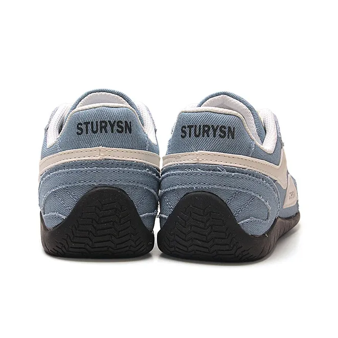 STUR YSN Low Top Skateboard Shoes Unisex Denim Blue-5