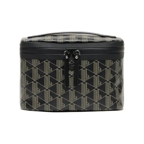 LACOSTE Cotton Makeup Bag Women's Black