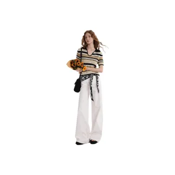 Desigual Knitwear Women's Brown Stripes