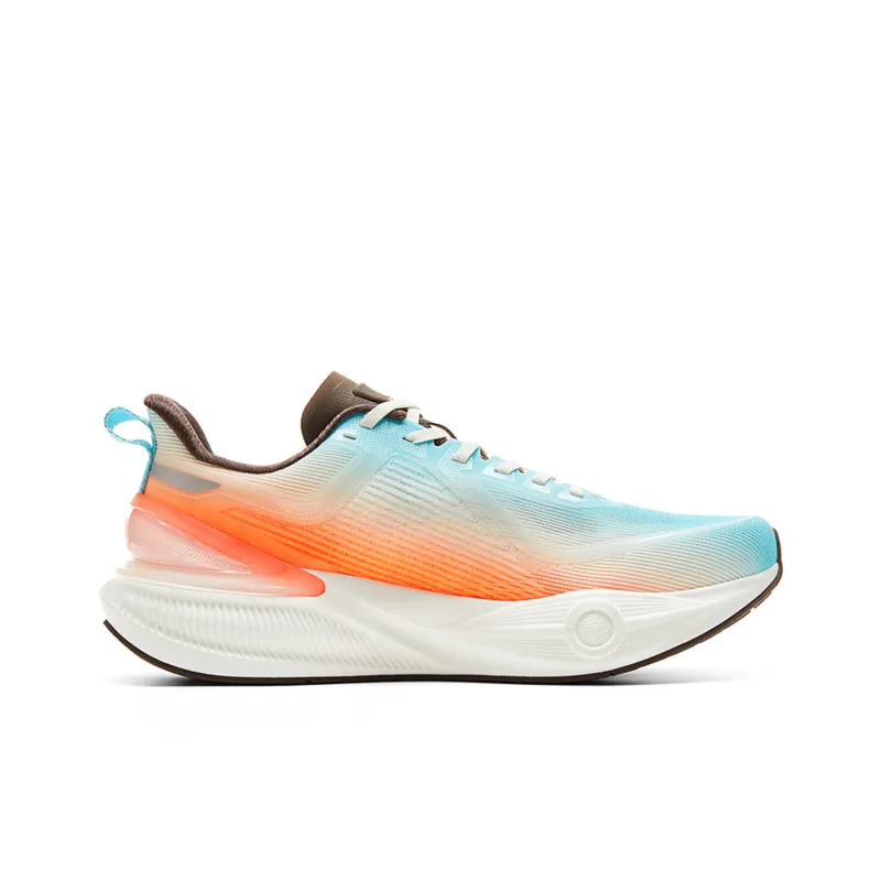 PEAK Taichi 7.0 PRO Running Shoes Men Low Top Blue Neon Orange-1