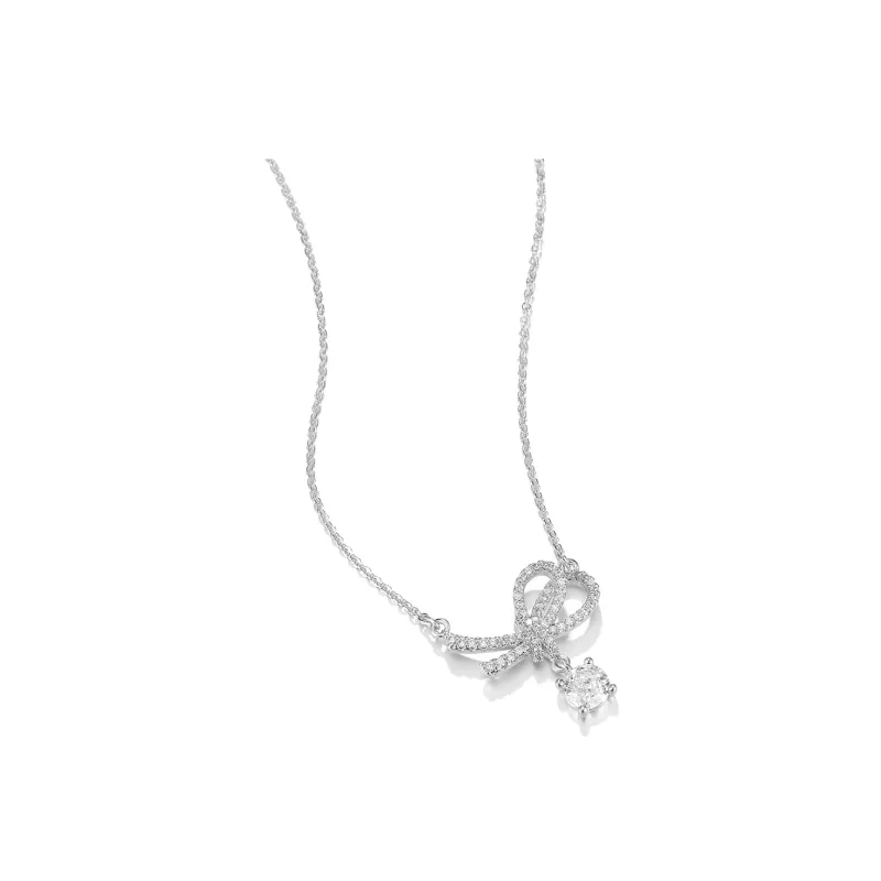 Clect Synthetic Cubic Zirconia Necklaces Women's-2