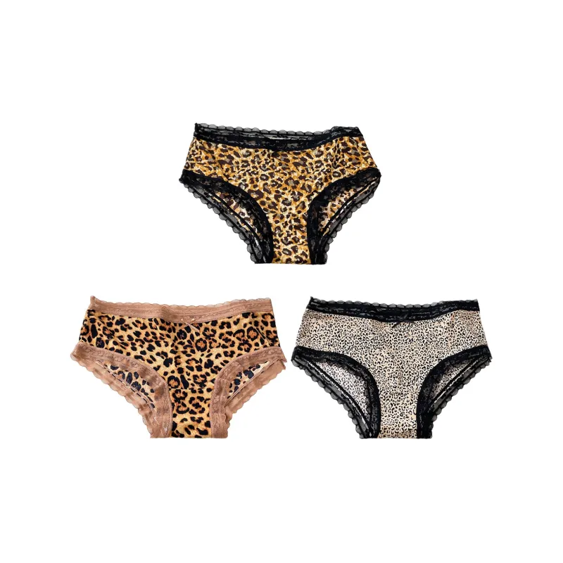 Flowers In Water Underpants Women's 3 Pack-0