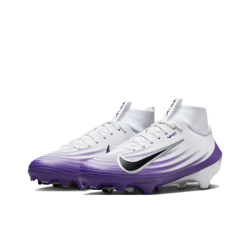 Nike Vapor Pro 1 Anti Slip Wear Resistant Soccer Shoes Unisex White Purple-2