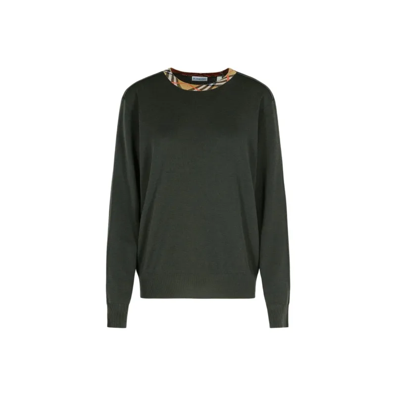 Burberry Sweaters Men Green-0