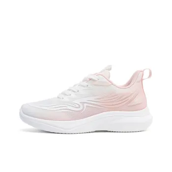 Warrior Cushioning, Wear Resistant Low Top Casual Training Running Shoes Women's White Pink