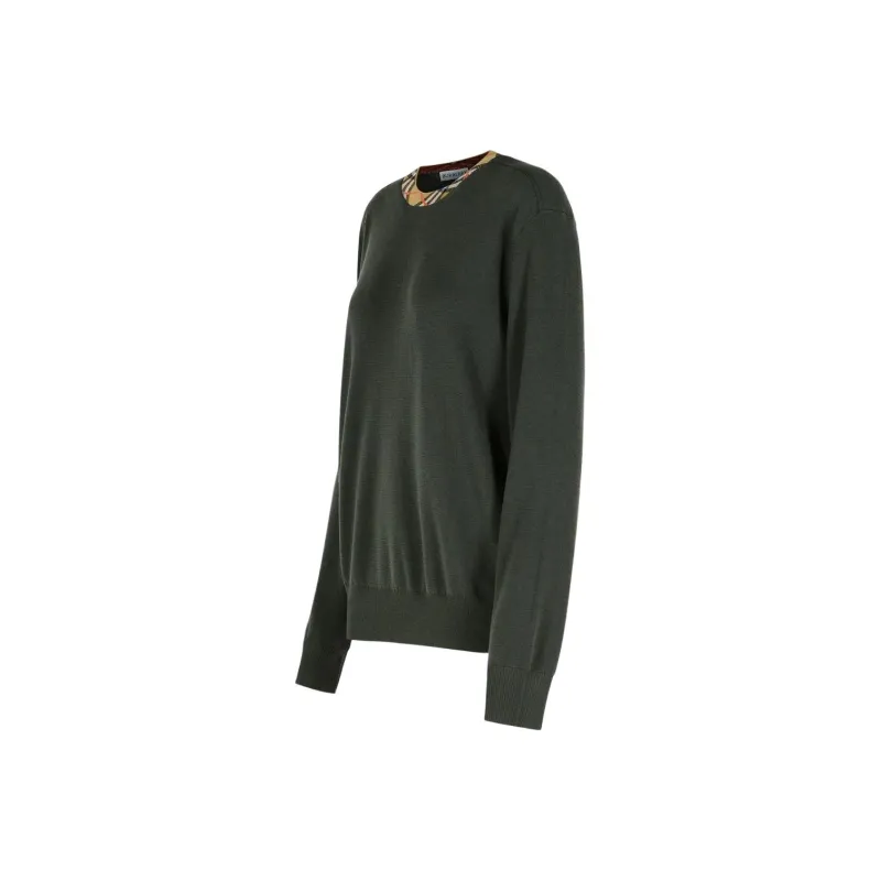 Burberry Sweaters Men Green-2