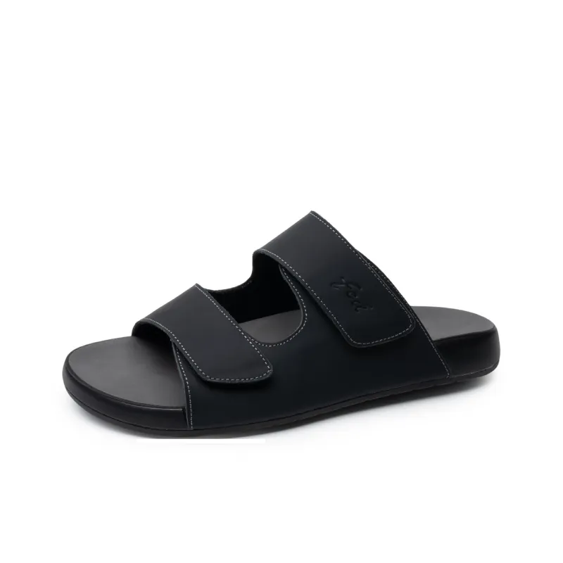 FED Slide Slippers Men Black/Khaki-1
