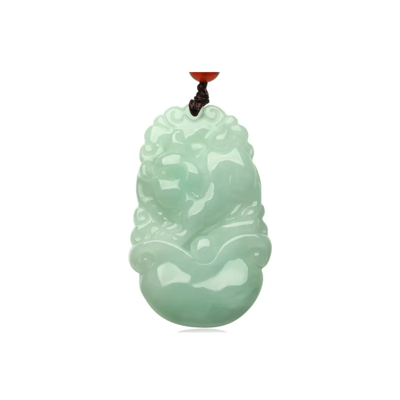 Oriental Jade Glutinous Jade Jadeite Necklaces Unisex-55