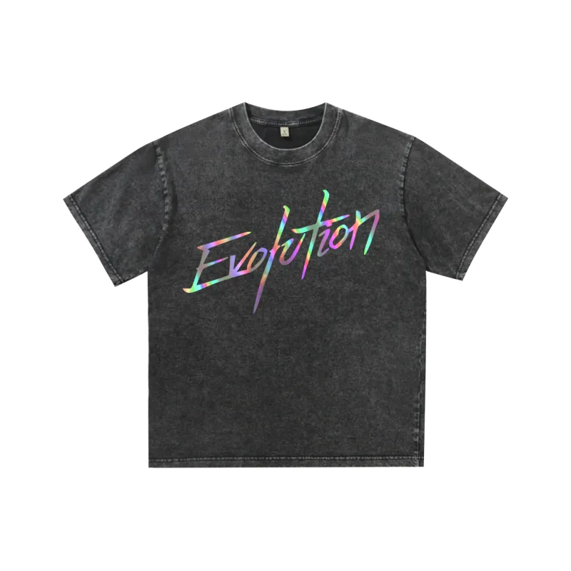 BOTH PLAY T Shirts Unisex Washed Black[230g Heavyweight 100% Cotton]-0