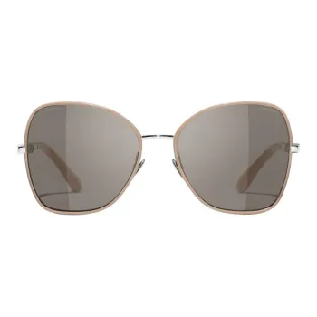 CHANEL Metal Butterfly Sunglasses Women's Umber