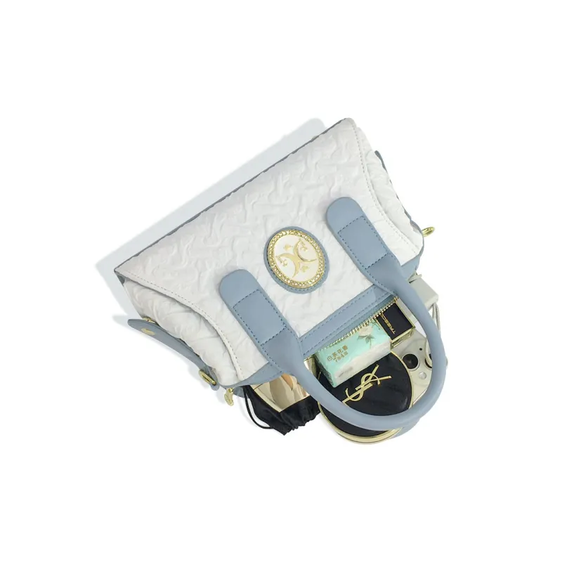 MACK JODAER Synthetic Leather Shoulder Bag, Crossbody Bag, Handbag Regular Women's Light Blue-7