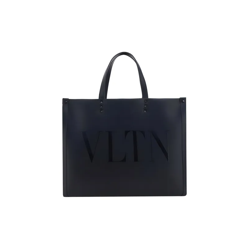 Valentino VLTN Logo Printed Medium Tote Bag-0