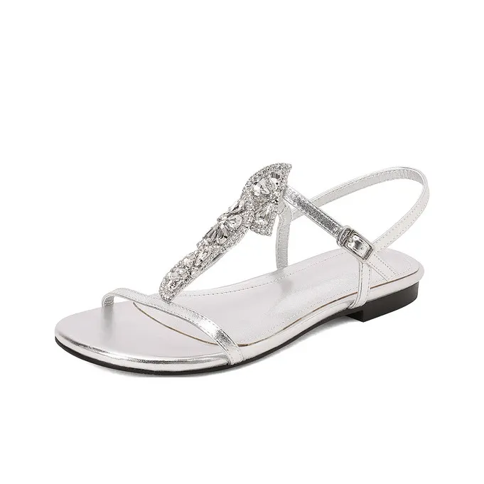 JIUXINGDAO One Strap Sandals Women's-7