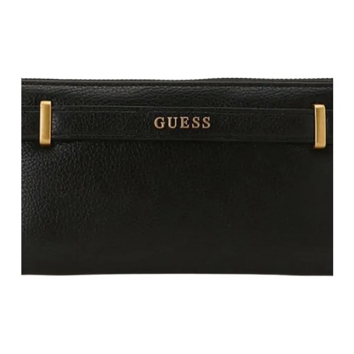 GUESS PU Polyurethane Clutch Wallet Women's Black-4