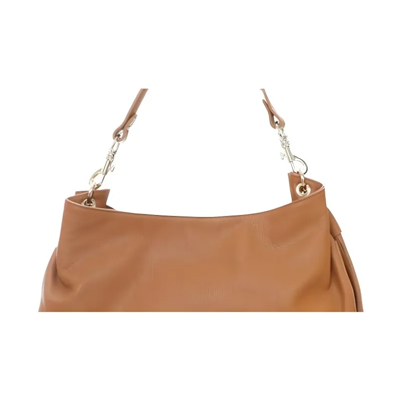 Folli Follie Leather Crossbody Bag Shoulder Bag Unisex Brown-4