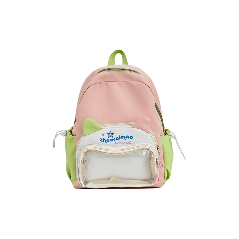 Vack Nylon Backpack Unisex Multicolor-18