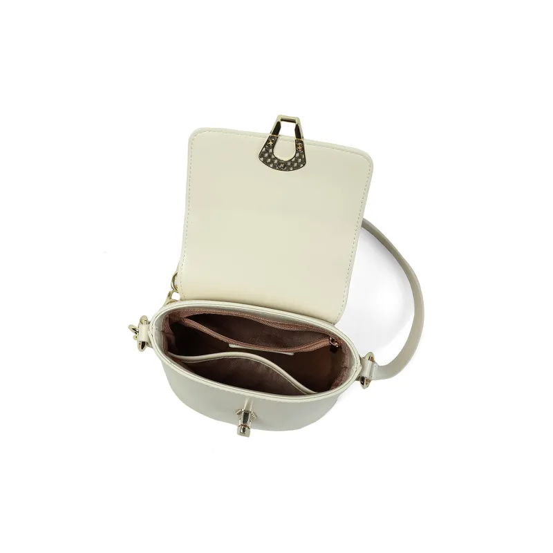 C°BANNER Cow Leather Crossbody Bag, Shoulder Bag Regular Women's Ecru-4
