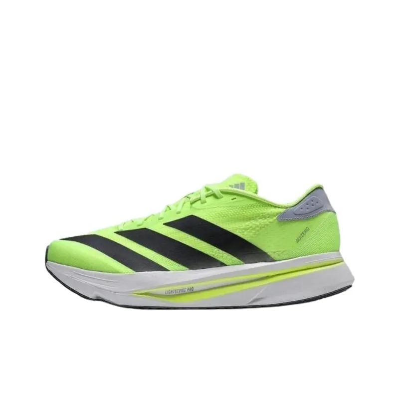 Adidas Adizero SL2 Anti Slip Wear Resistant Low Top Running Shoes Men's Green-0