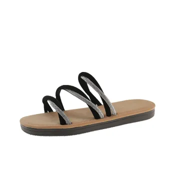 WUJI Slip Resistant Abrasion Resistant Slide Slippers Women's