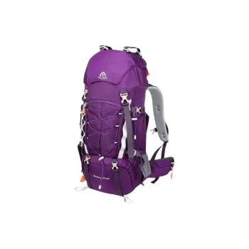 AIONE Mountaineering Bag Outdoor Bag PU 50L Purple Unisex