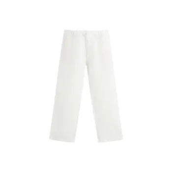 ZARA Casual Pants Men White