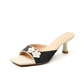 Bamiti Rubber Sole Slip Resistant Abrasion Resistant Slide Slippers Women's