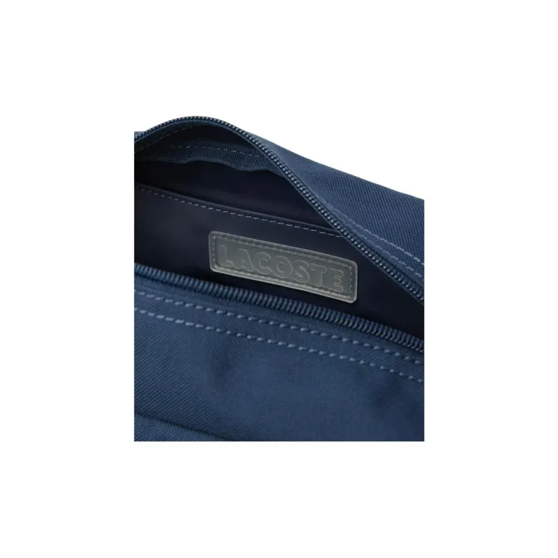 LACOSTE Polyester Toiletry Bag Unisex Blue-3