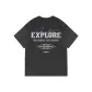 [100% cotton]Dark Gray (Hb Tranquil World Chest Logo _Hb Tranquil World Back Logo)