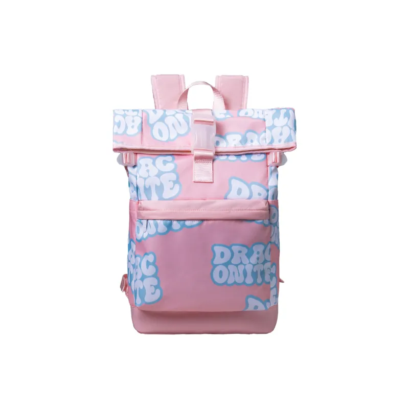 DRACONITE Polyester Backpack Unisex Dusty Pink-11