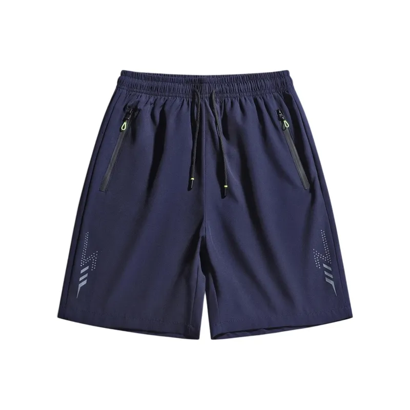 KVIV Casual Shorts Men Navy Blue -4
