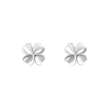 ALI THE FOX S999 Silver Stud Earrings Women's