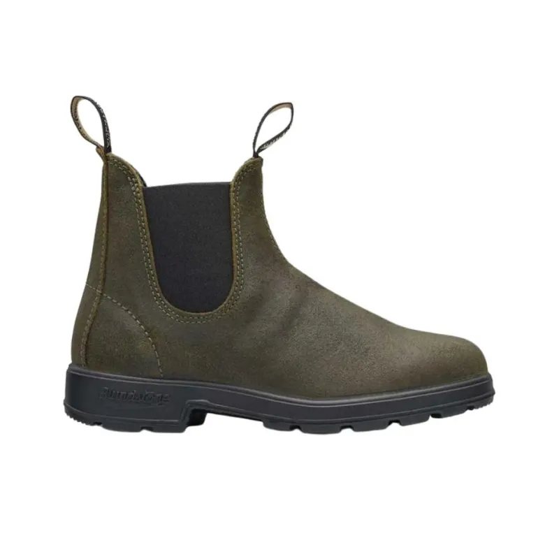 Blundstone Short Chelsea Boots Unisex Green-1
