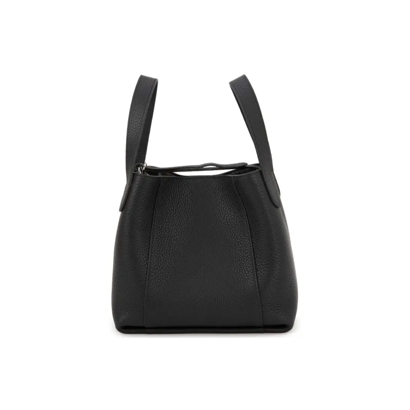 VENOF Top Grain Cow Leather Bucket Bag, Shoulder Bag, Crossbody Bag, Handbag Trumpets Women's Multicolor-16
