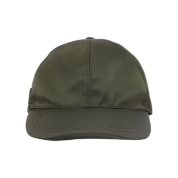 PRADA Logo Plaque Baseball Cap