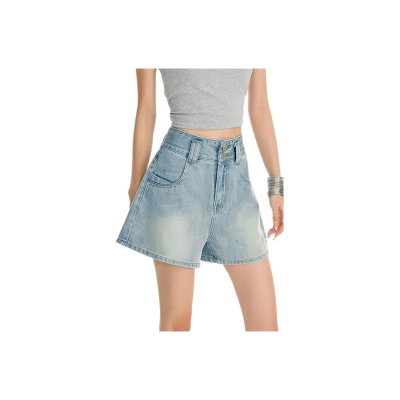 Concubine Zhu Denim Shorts Women's-0