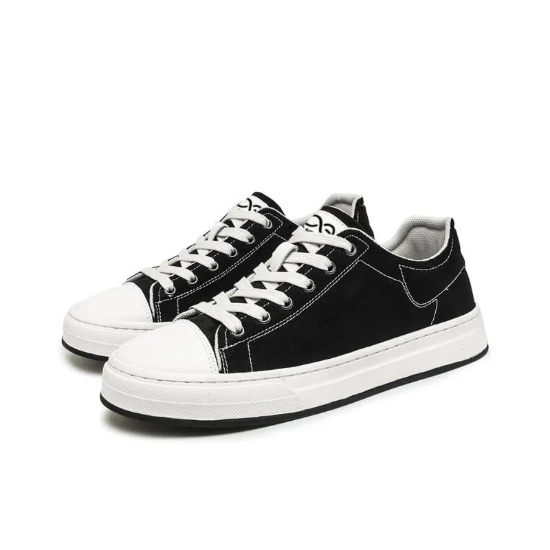 LINGPAO Abrasion Resistant Slip Resistant Low Top Skateboard Shoes Men's-2