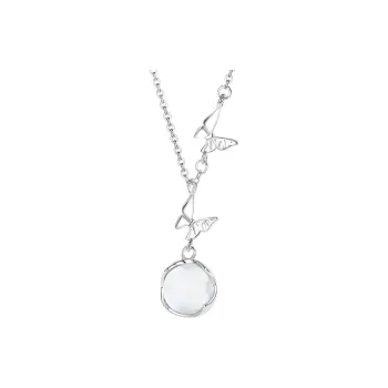 Listen To The Flowers Bloom Chalcedony Necklaces Women's