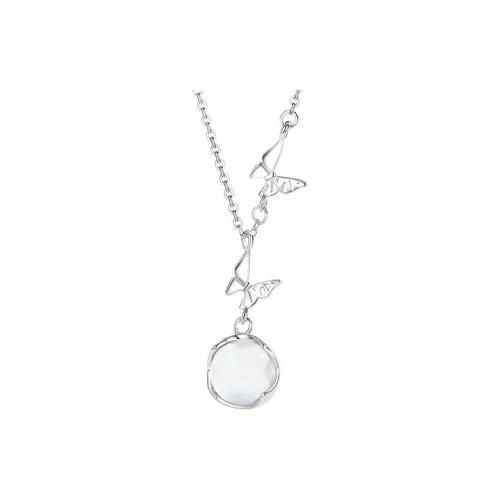 Listen To The Flowers Bloom Chalcedony Necklaces Women's