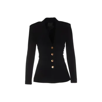 PINKO Buttoned Gathered Long Sleeved Blazer