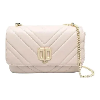 DKNY Lambskin Crossbody Bag Shoulder Bag Regular Women's Beige