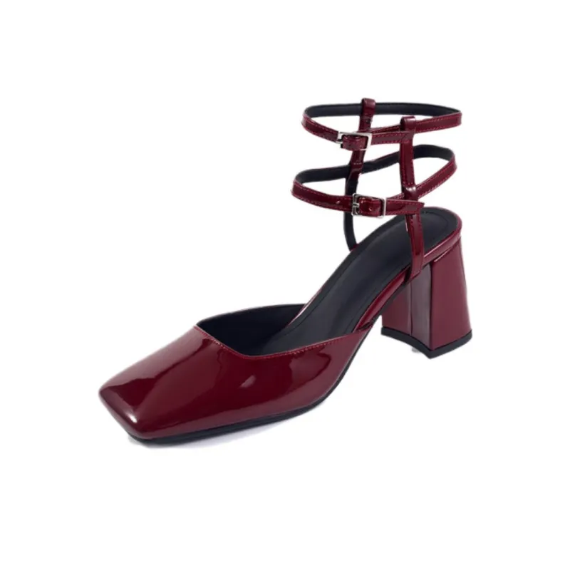 Schilling Chunky Heel High Heels 7cm Women's-8